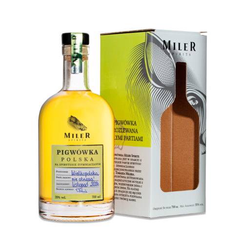 Pigwówka polska na spirytusie ziemniaczanym 35% | 0,7L | MILER Spirits