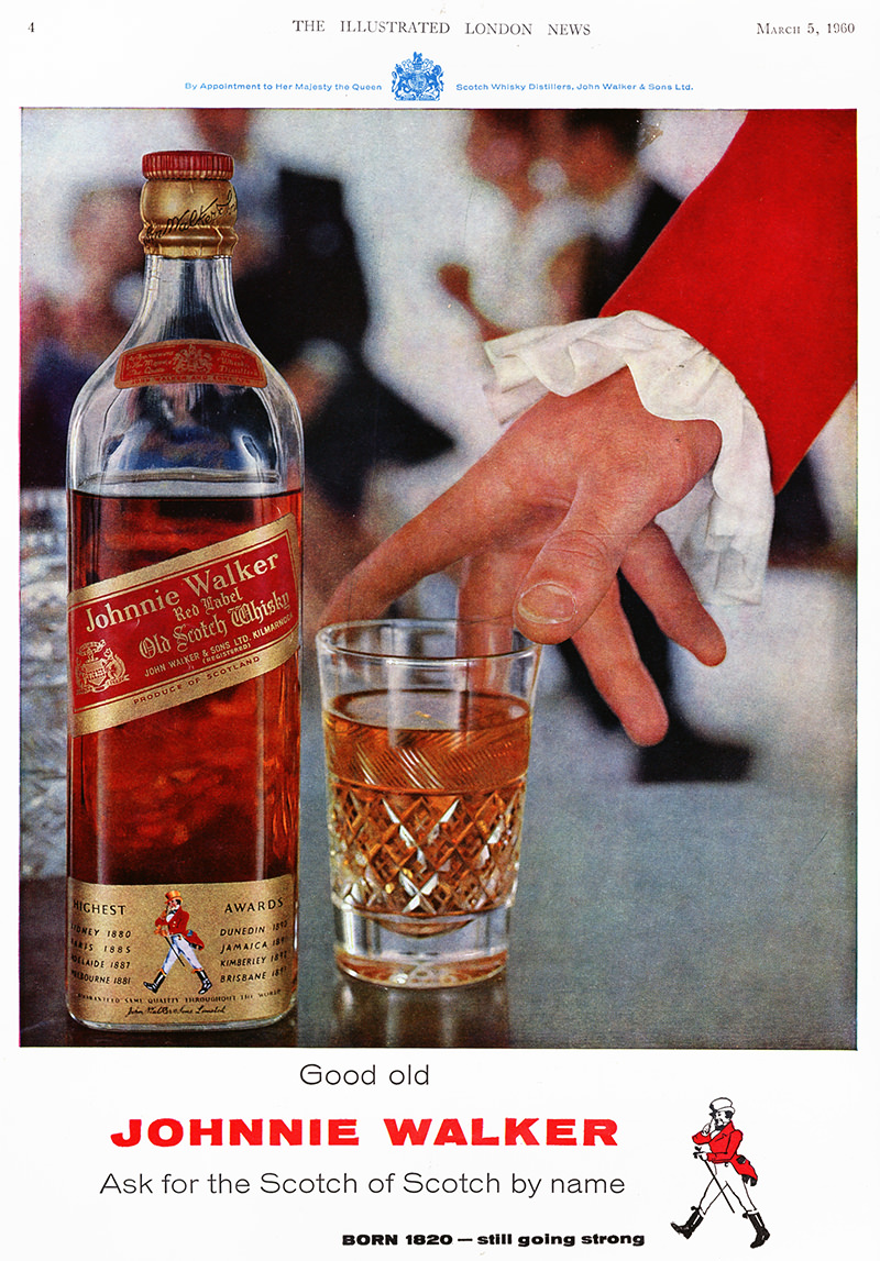 Johnnie Walker - reklama w 1980
